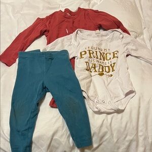 Carter's Red top and leggings